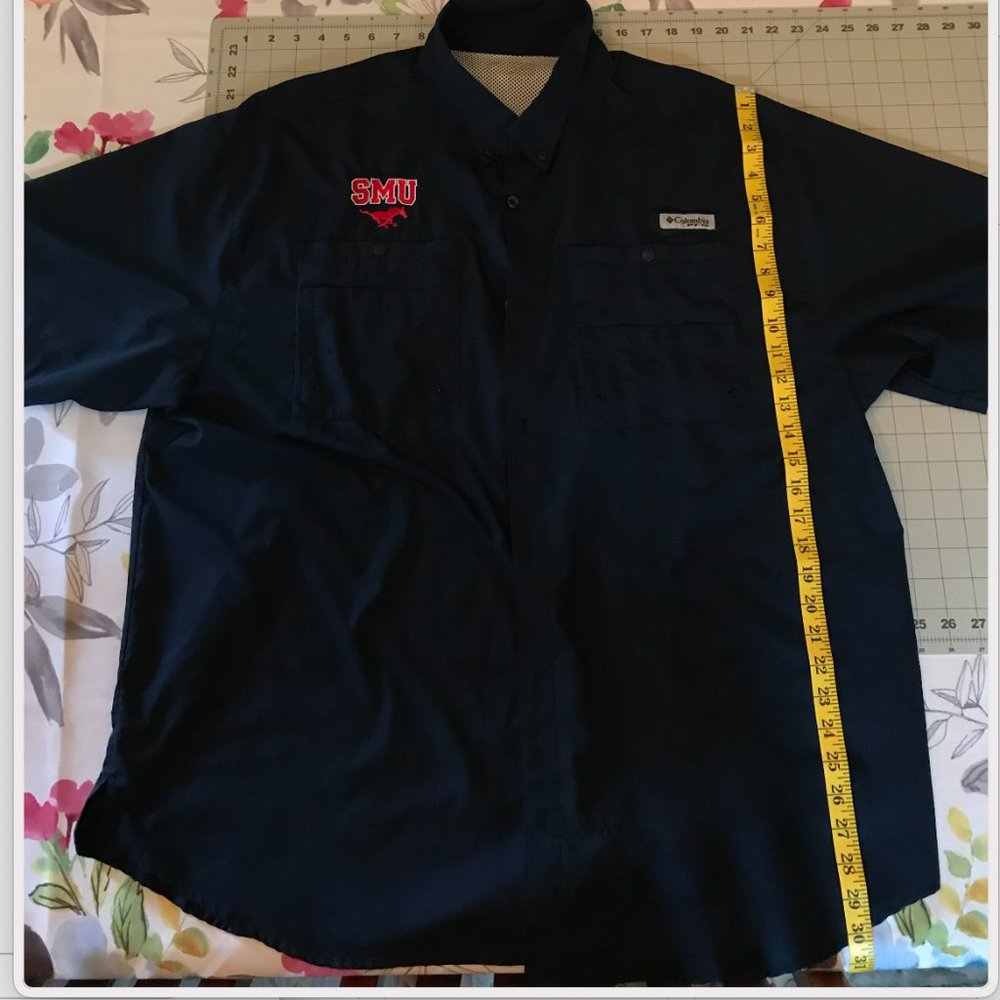 Mens SMU Colombia PFG Fishing Shirt XXL - Picture 3 of 3